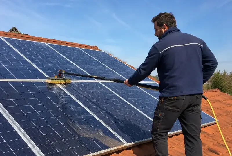 Nettoyage et entretien de panneaux solaires à Peillac